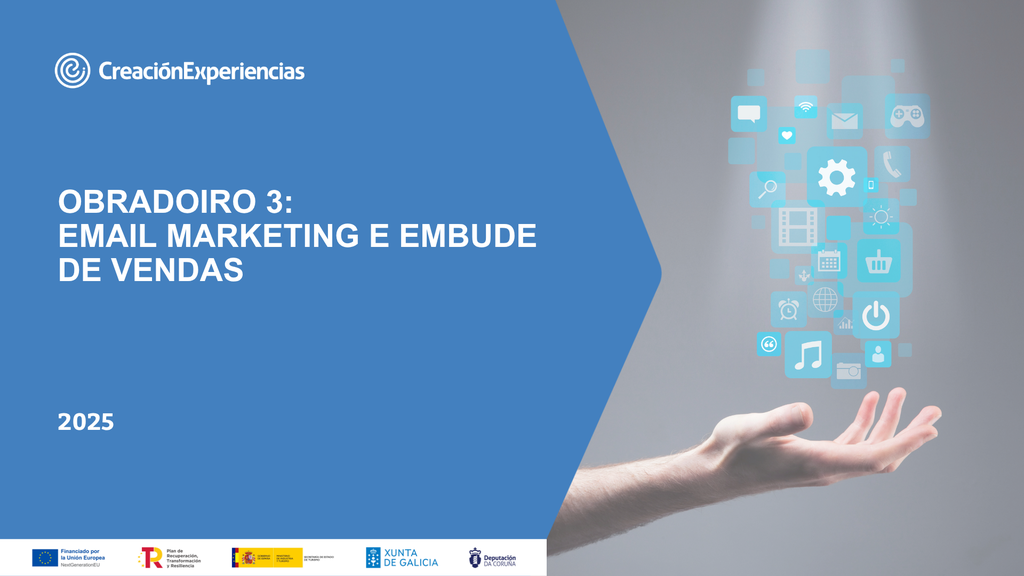 XEOPARQUE CABO ORTEGAL- Obradoiro 3: Email marketing e embude​​ de vendas  